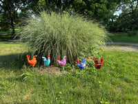 Rooster Garden Stakes