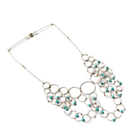 Turquoise & Gold Cable