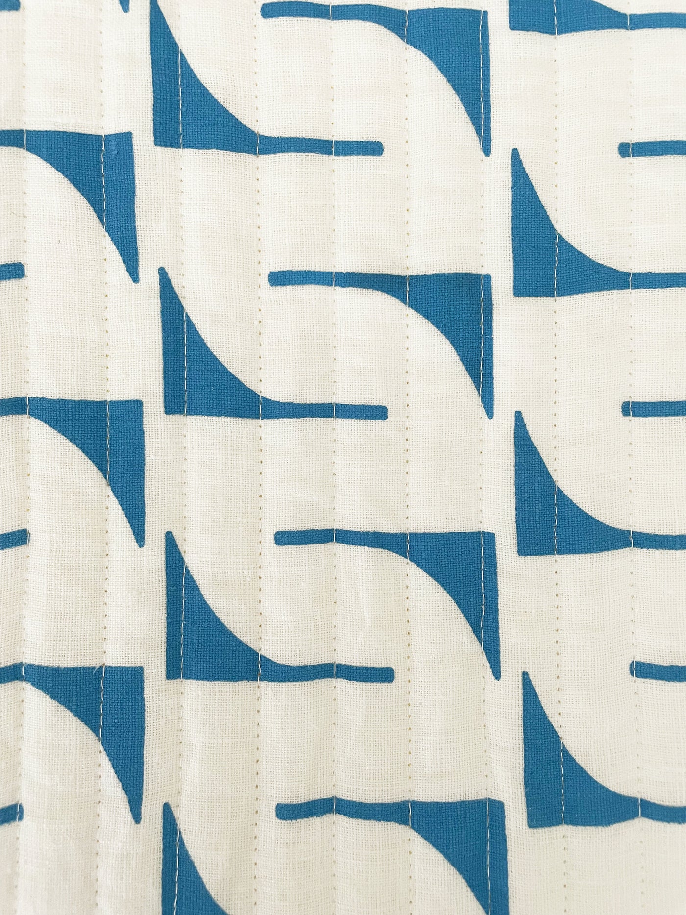 Blue on White