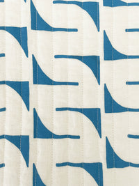 Blue on White