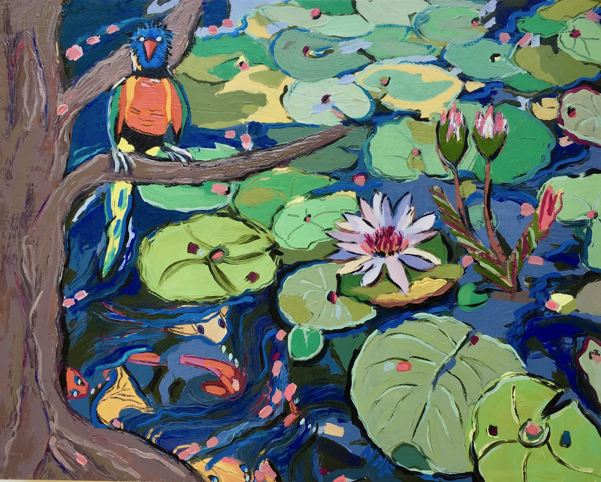 Suite with Blossoms and Birds No.7
