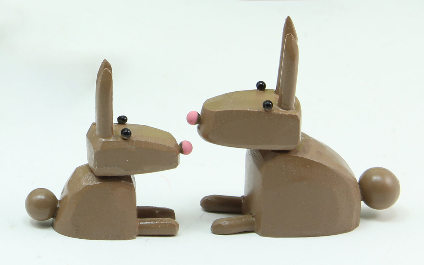 Brown Mama and Baby Bunny