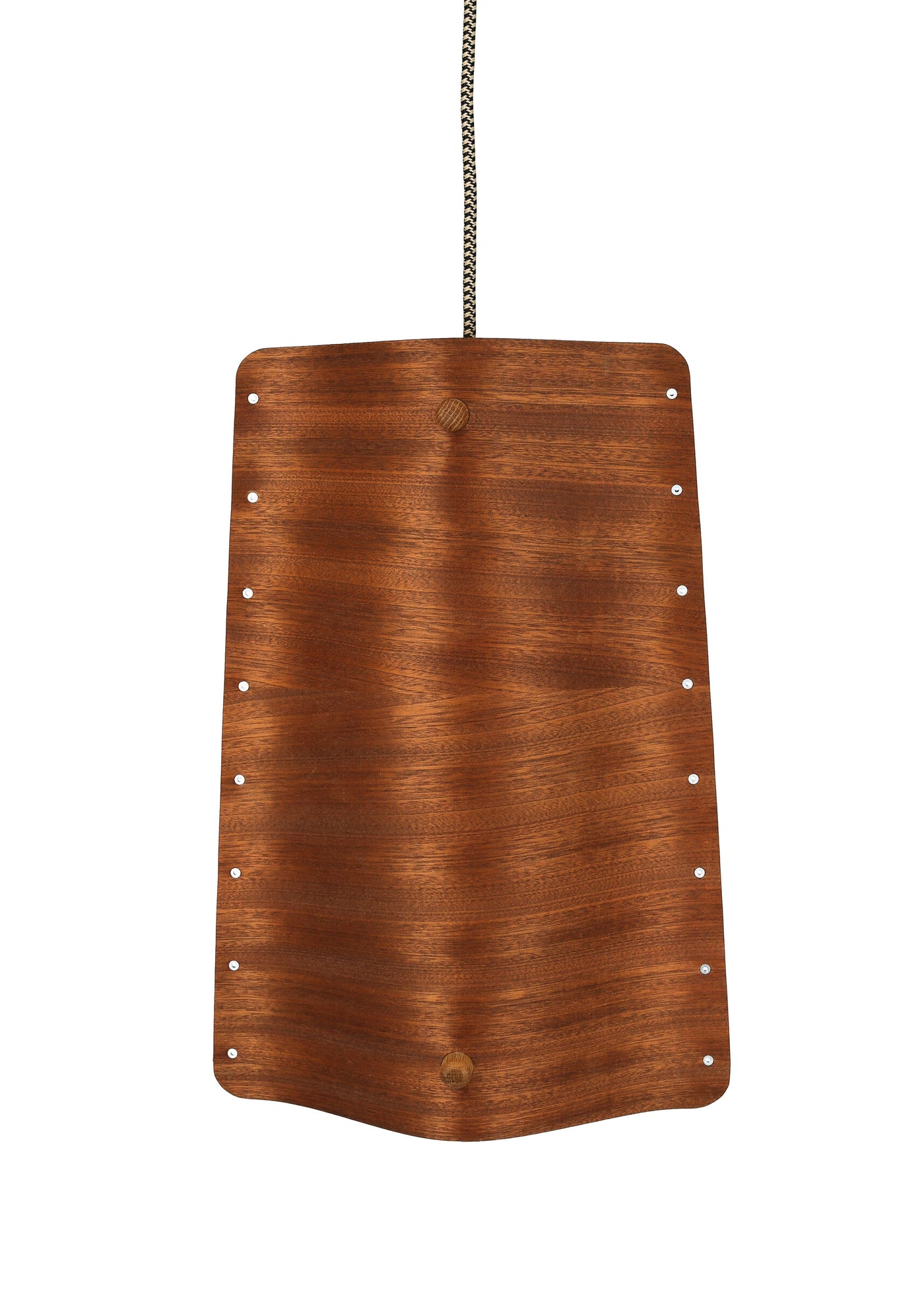 Pocket Pendant Lamp in Tall, Sapele