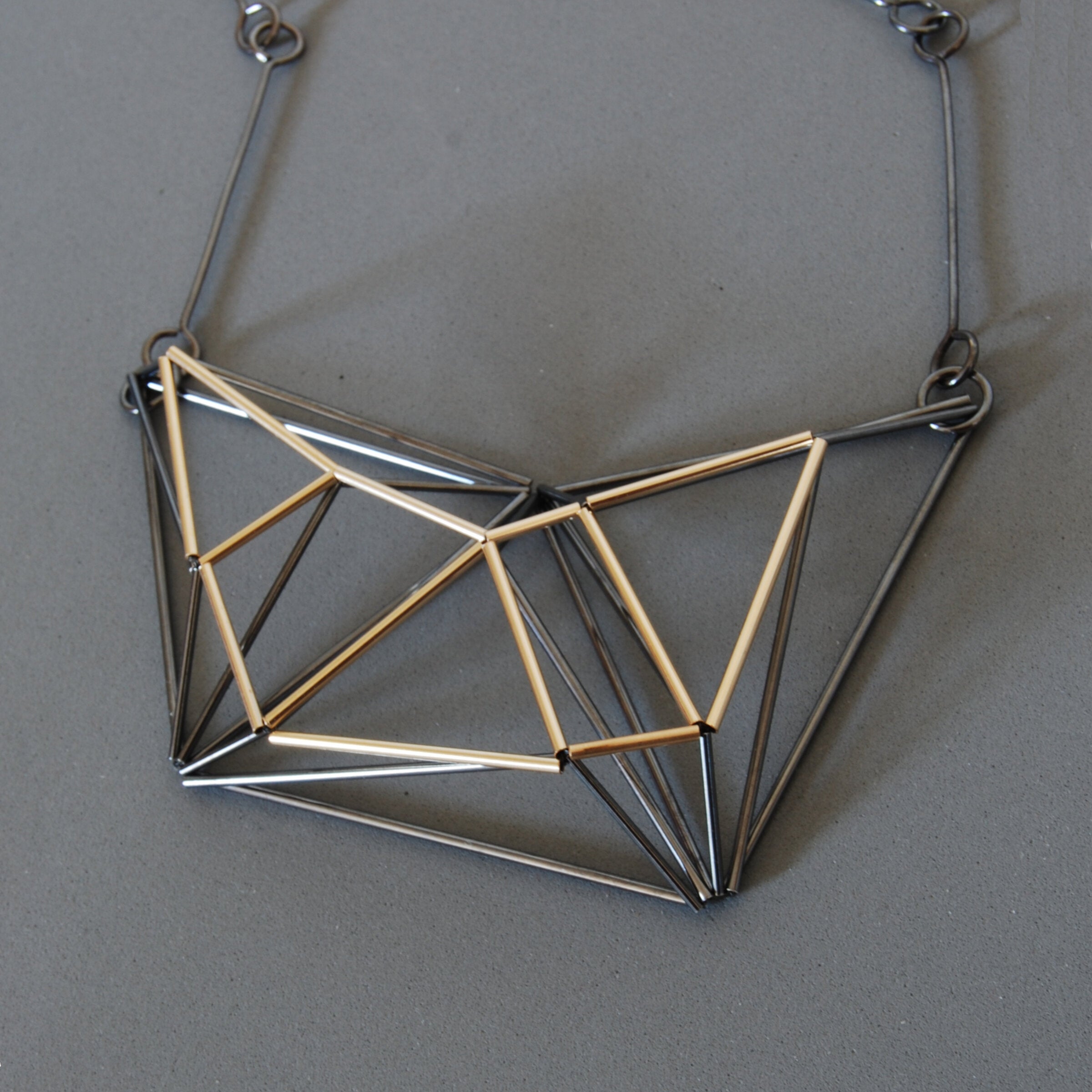 Irregular Triangles Necklace