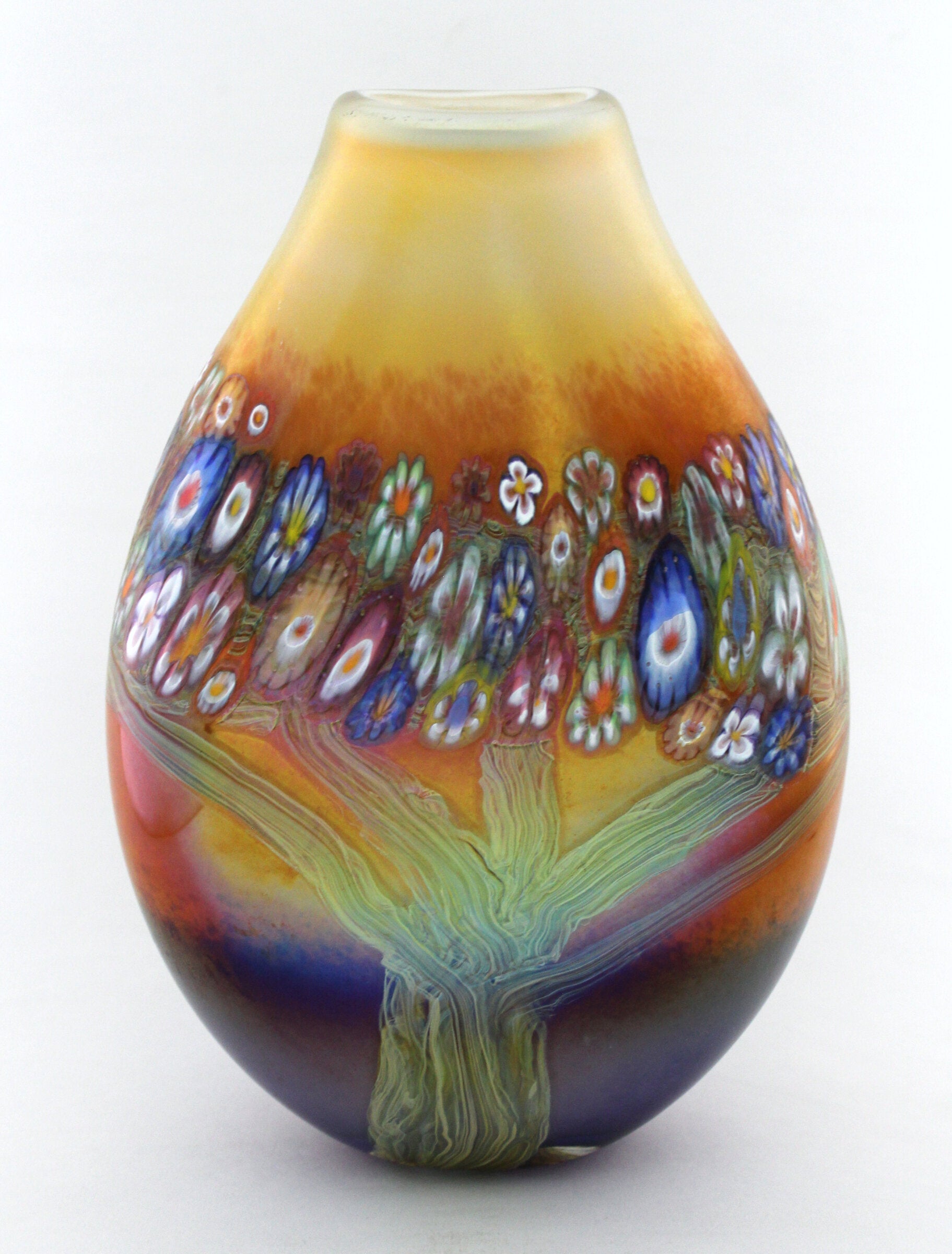 Jumbo Mango Vines Pouch Vase