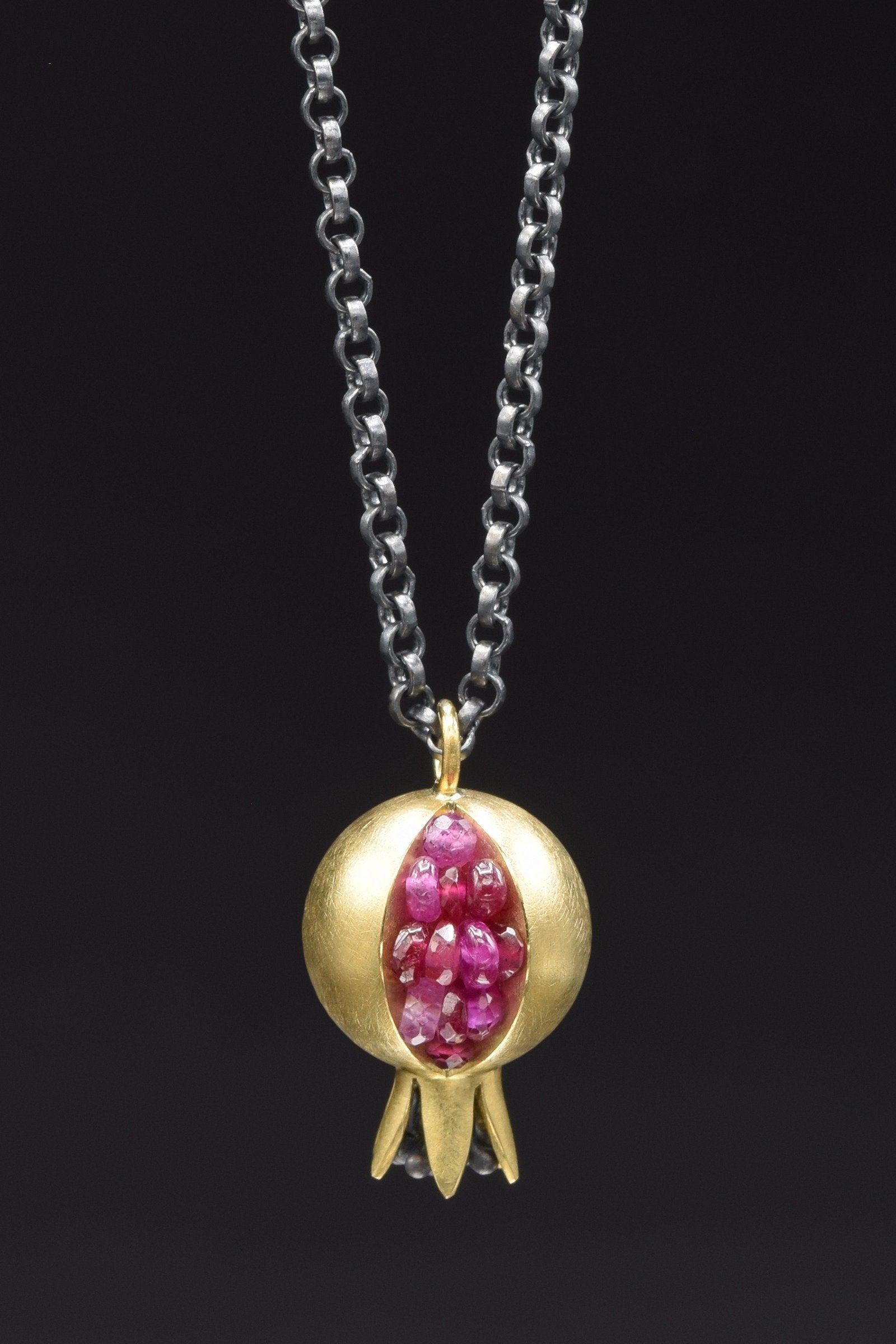 Gold Pomegranate Necklace