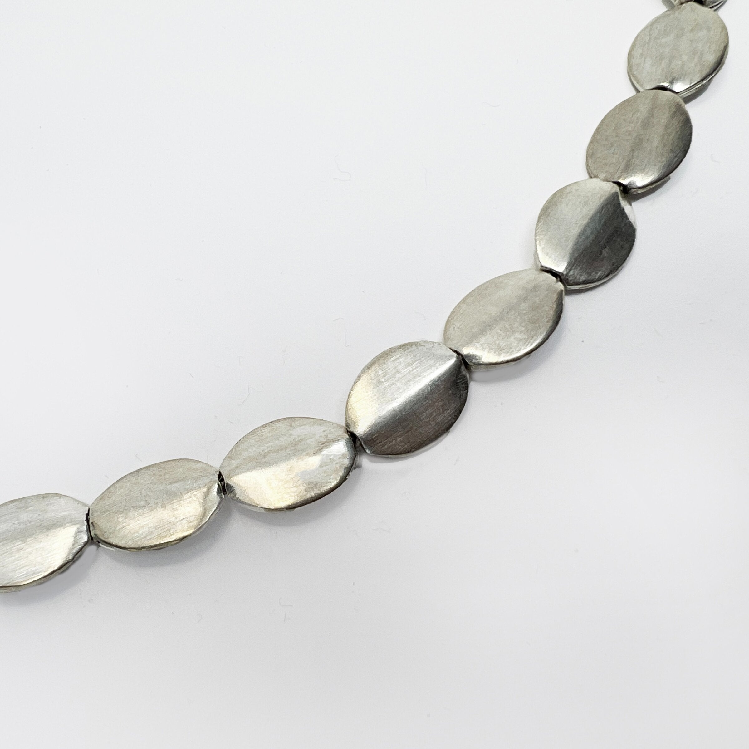 Silver Petal Necklace