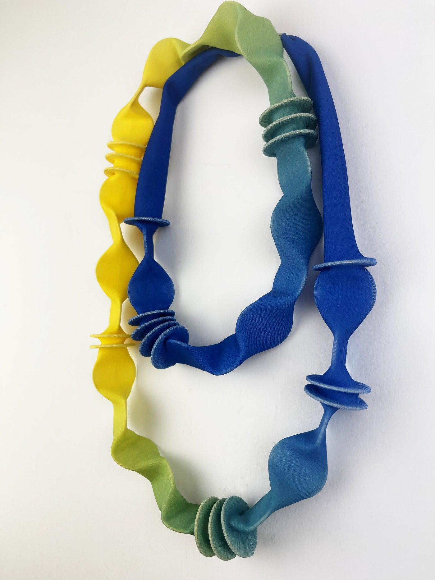 Multicolor Sculptured Necklace