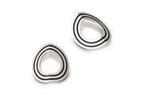 Folded Stripe Earrings