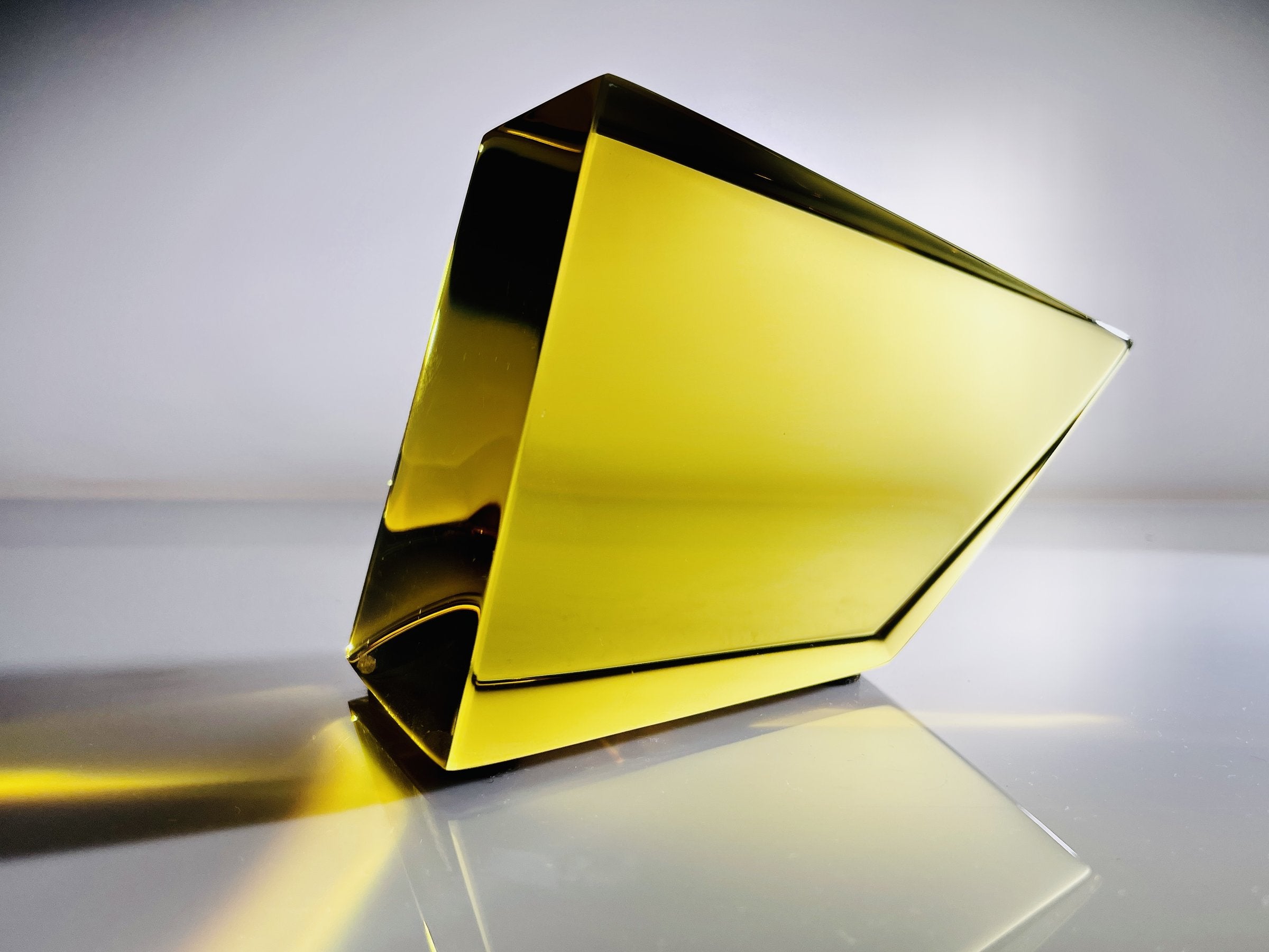 Desk Prism in Yellow