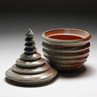 Zig Zag Covered Jar 2