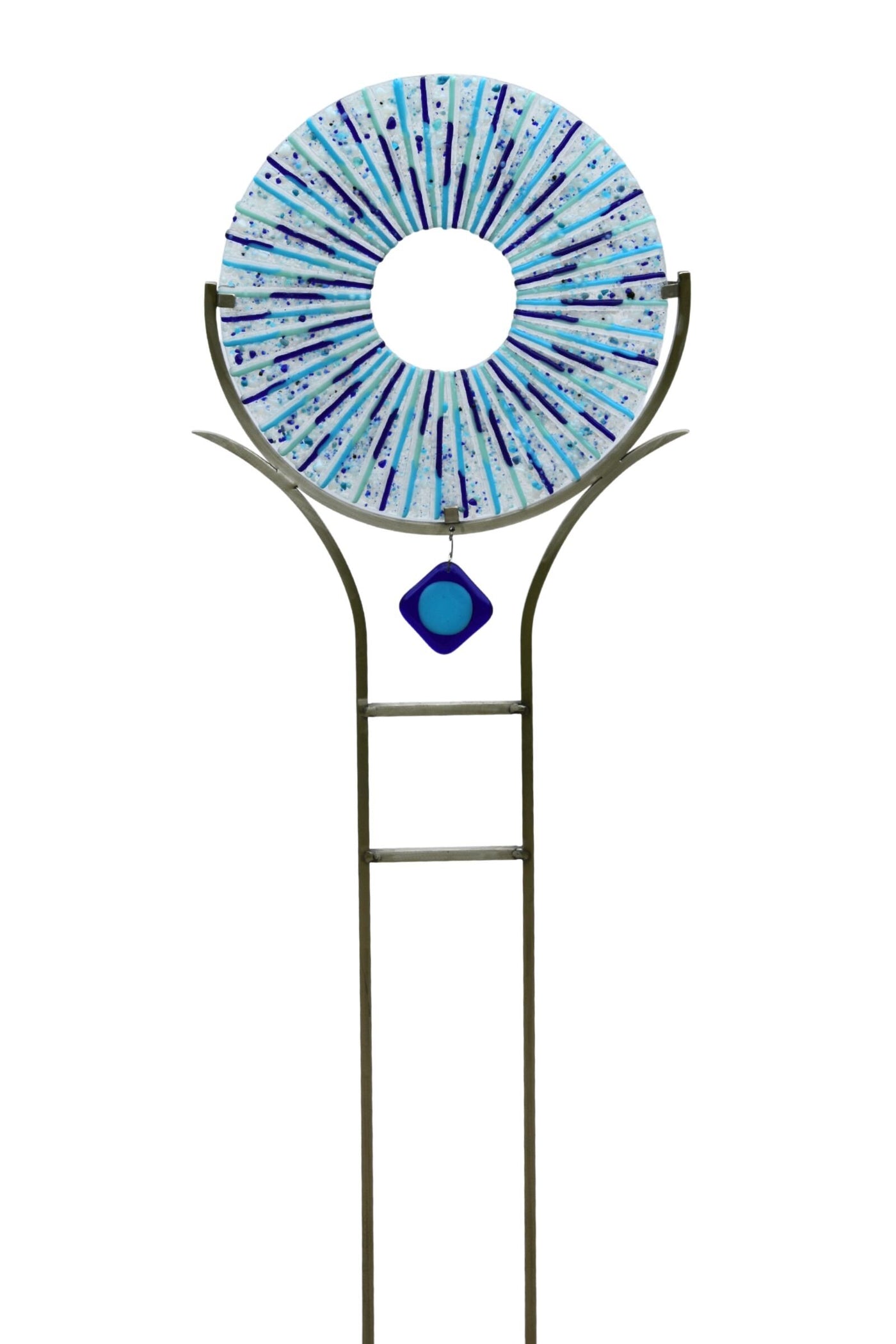 Blue Garden Wreath