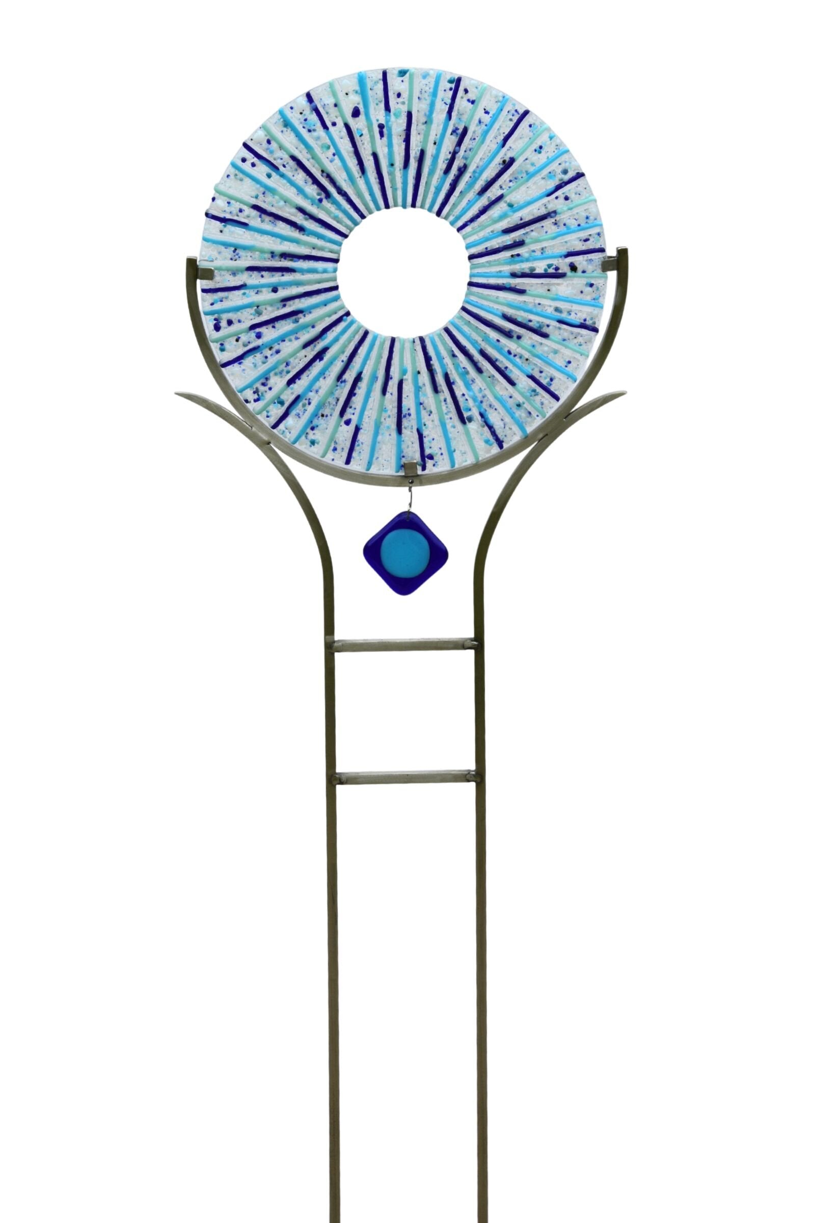 Blue Garden Wreath