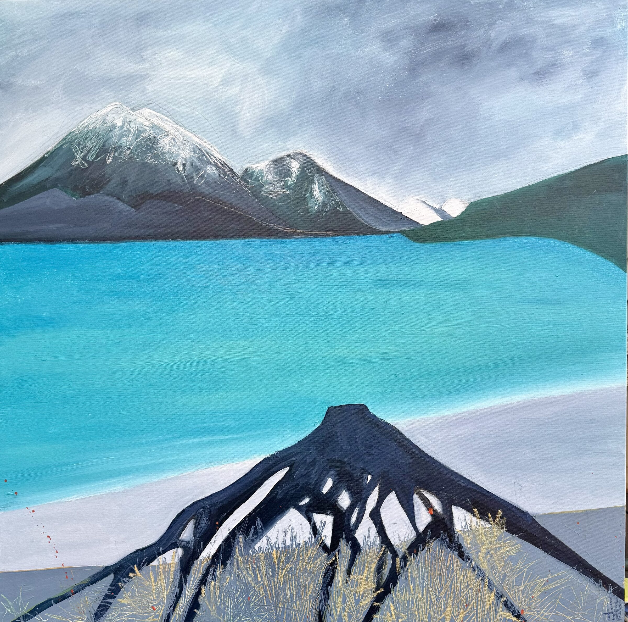 View with Tree Trunk