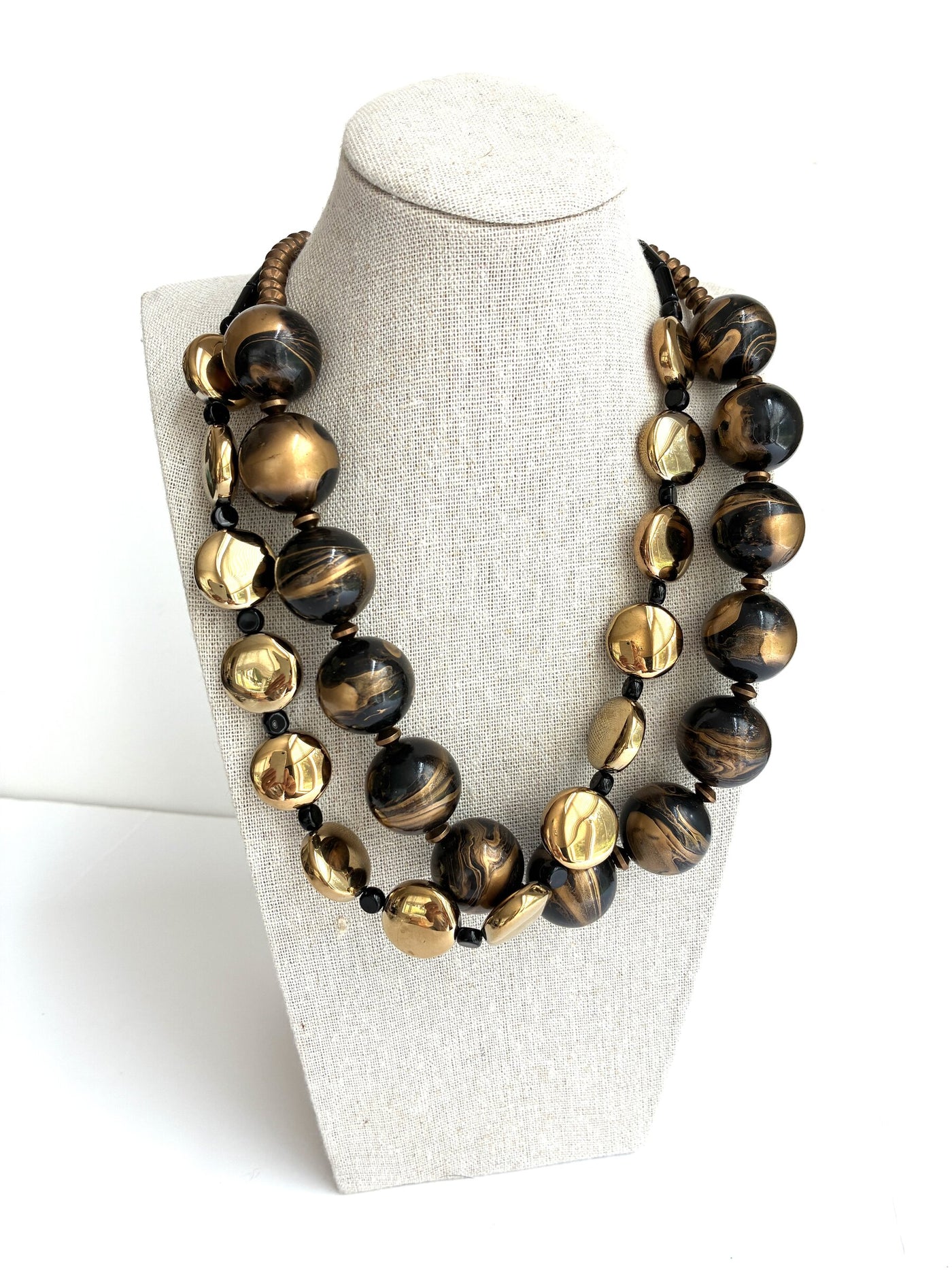 Black and Gold Necklace