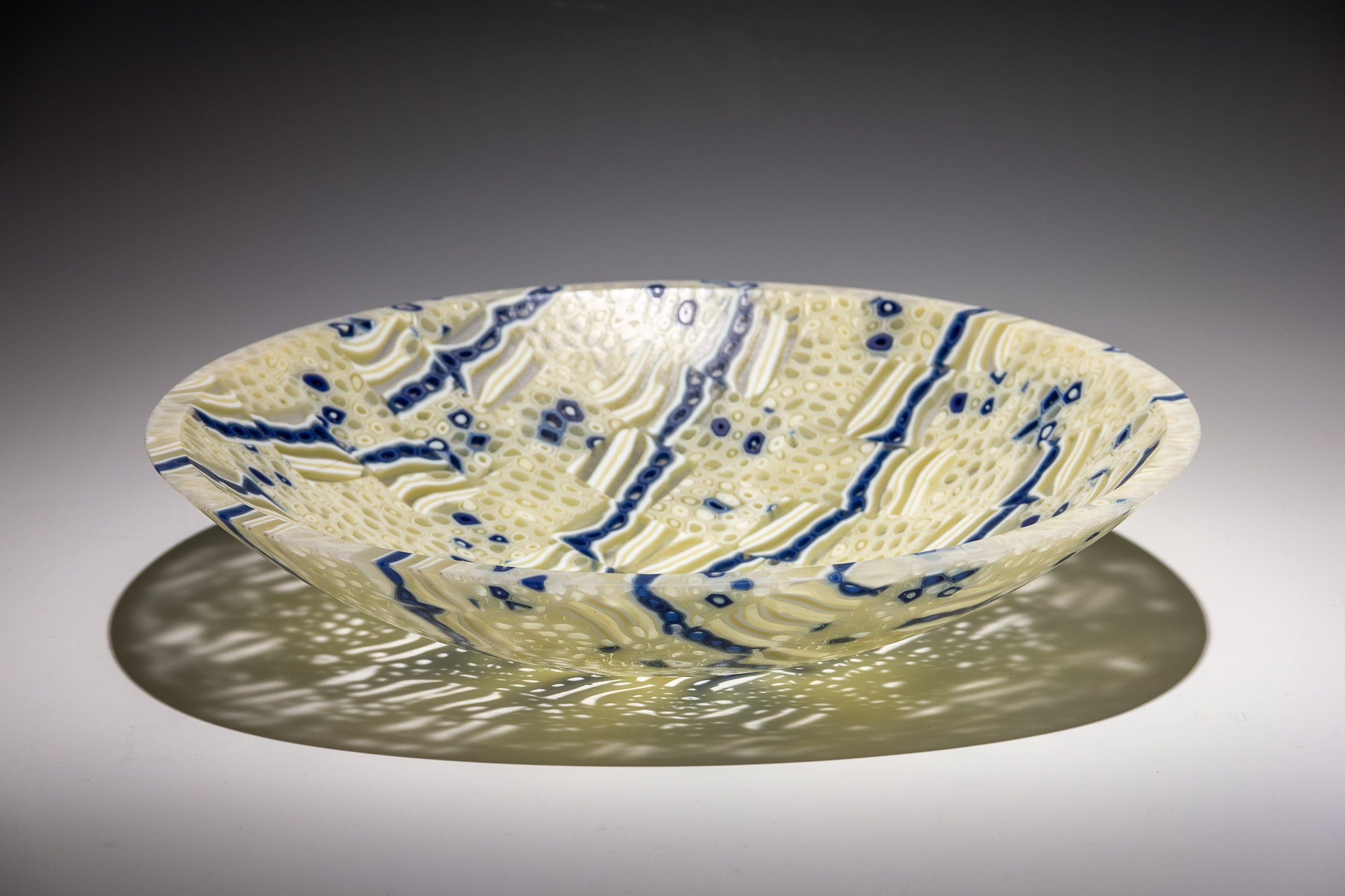 Ivory and Indigo Bowl