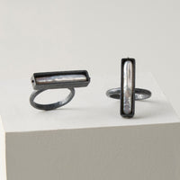 Biwa Pearl Box Ring