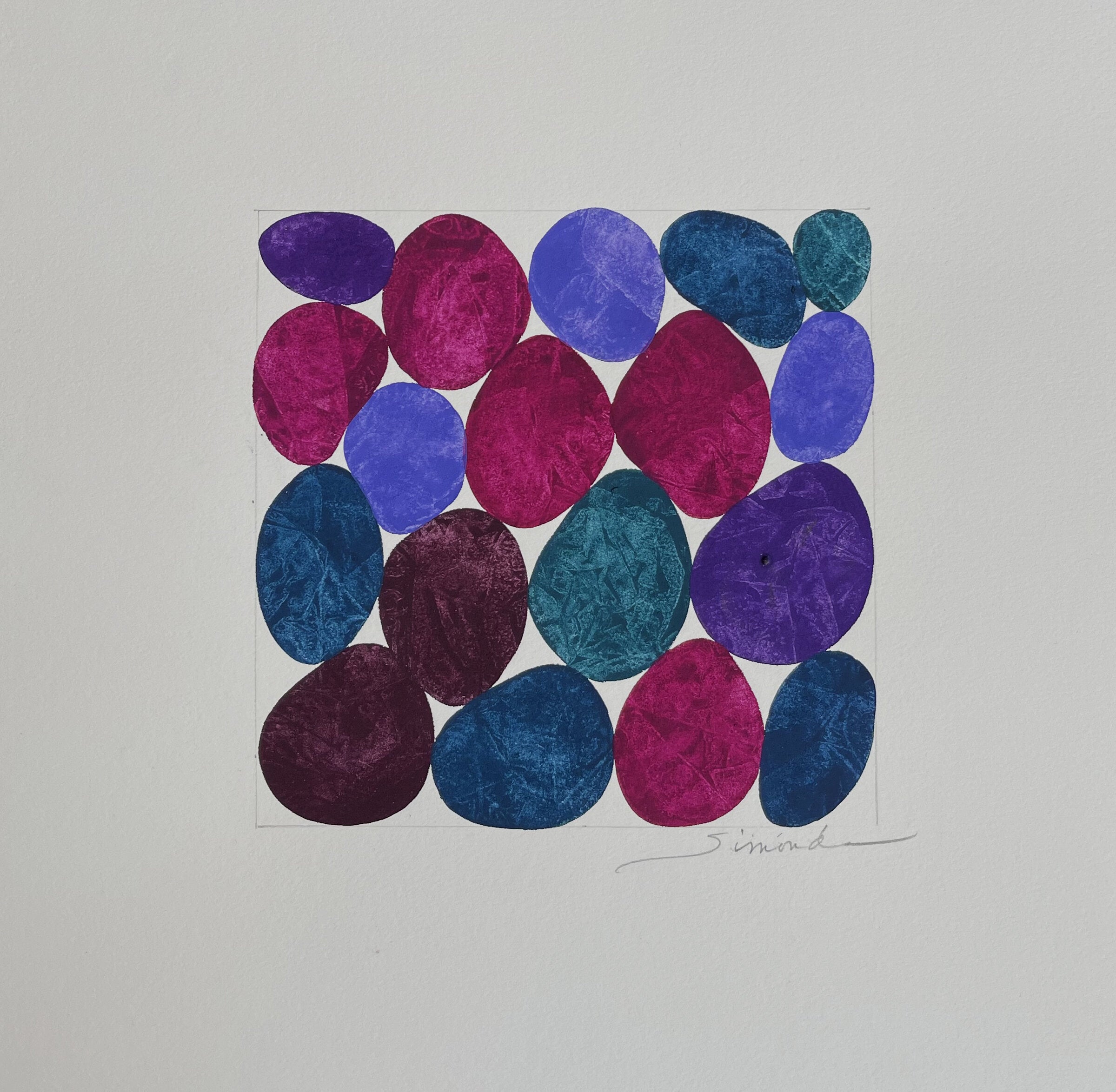 Magenta and Teal I