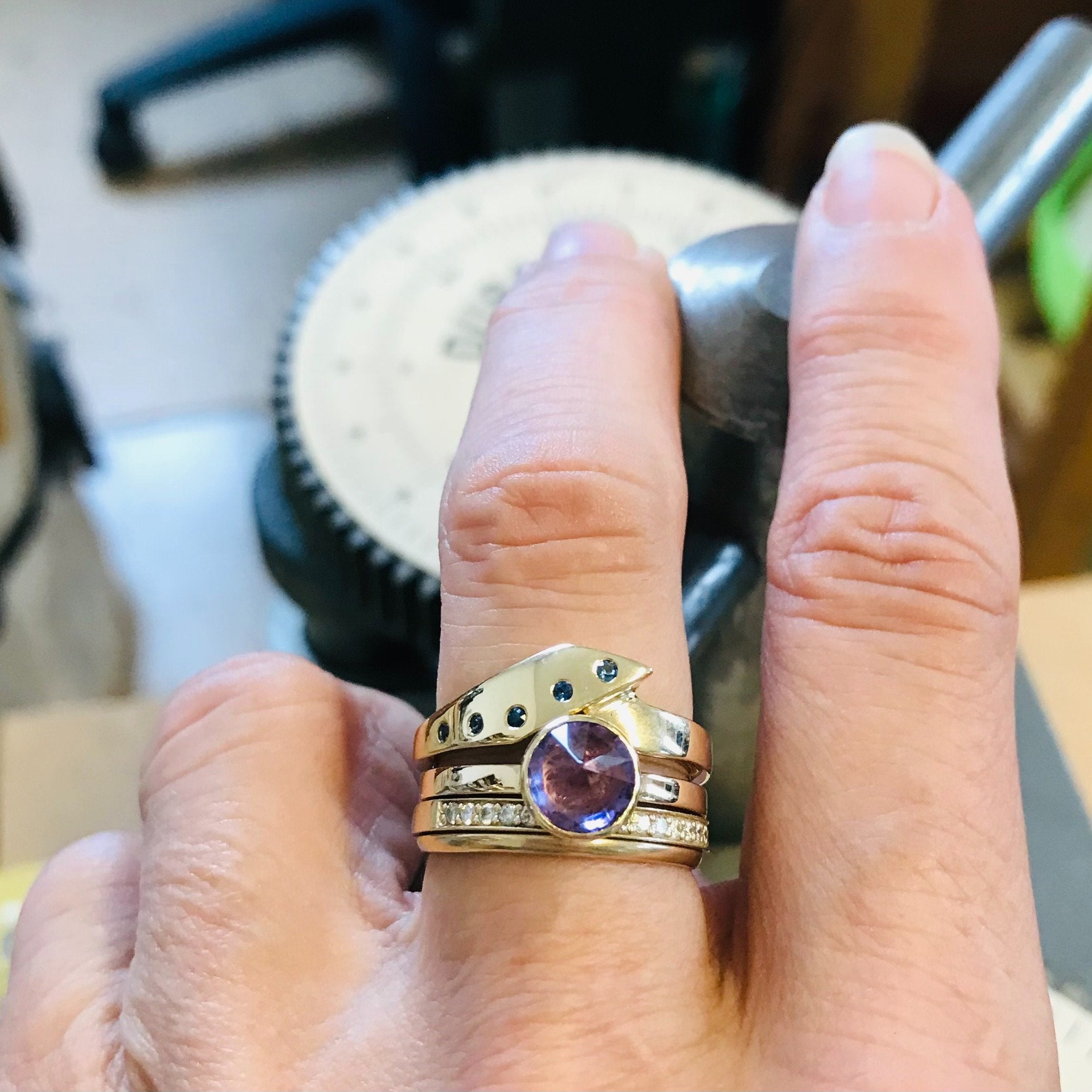 Chafee Yogo Sapphire Ring