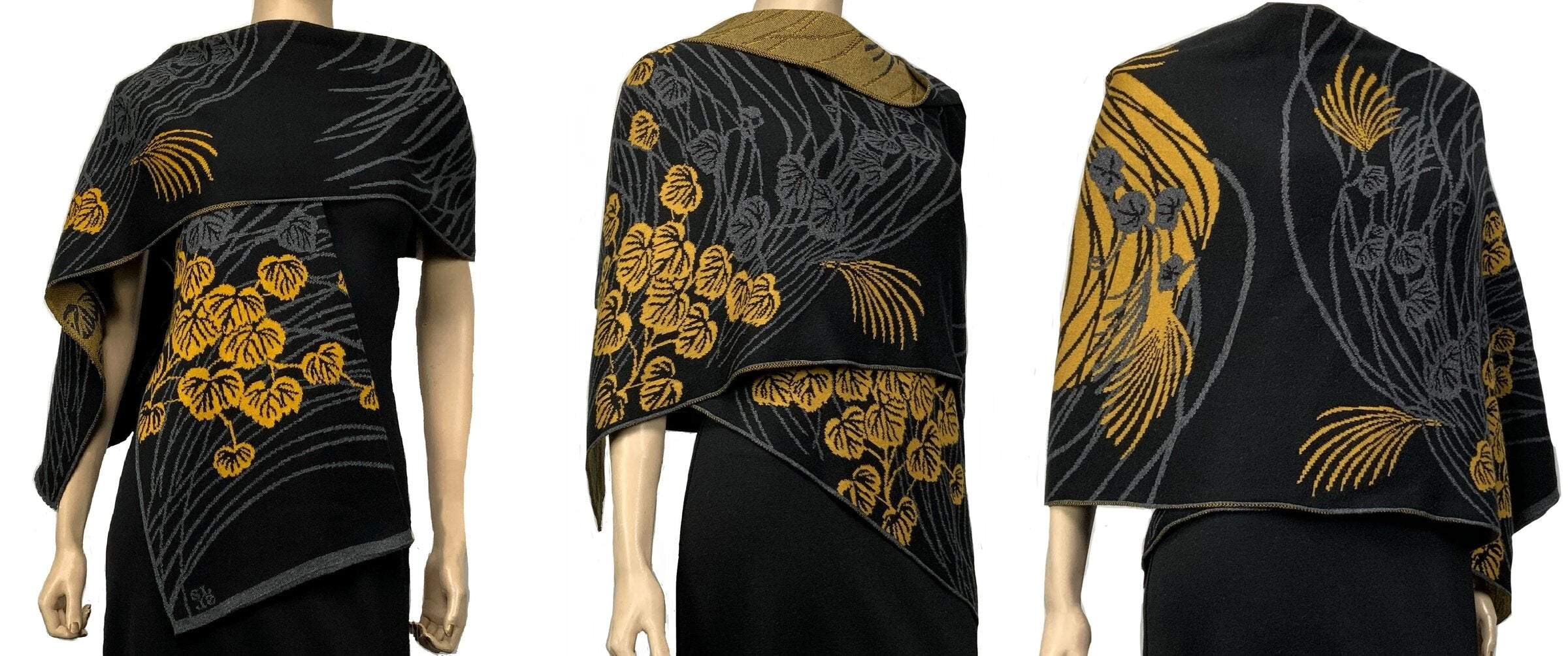 black/gray/gold