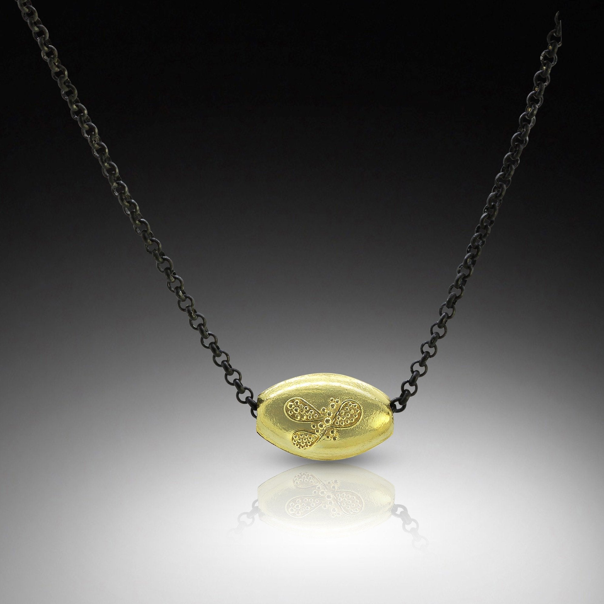 Floating Petal Bead Necklace