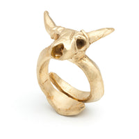 Cow Skull Ring