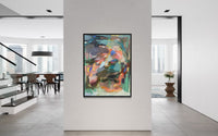 print on canvas framed