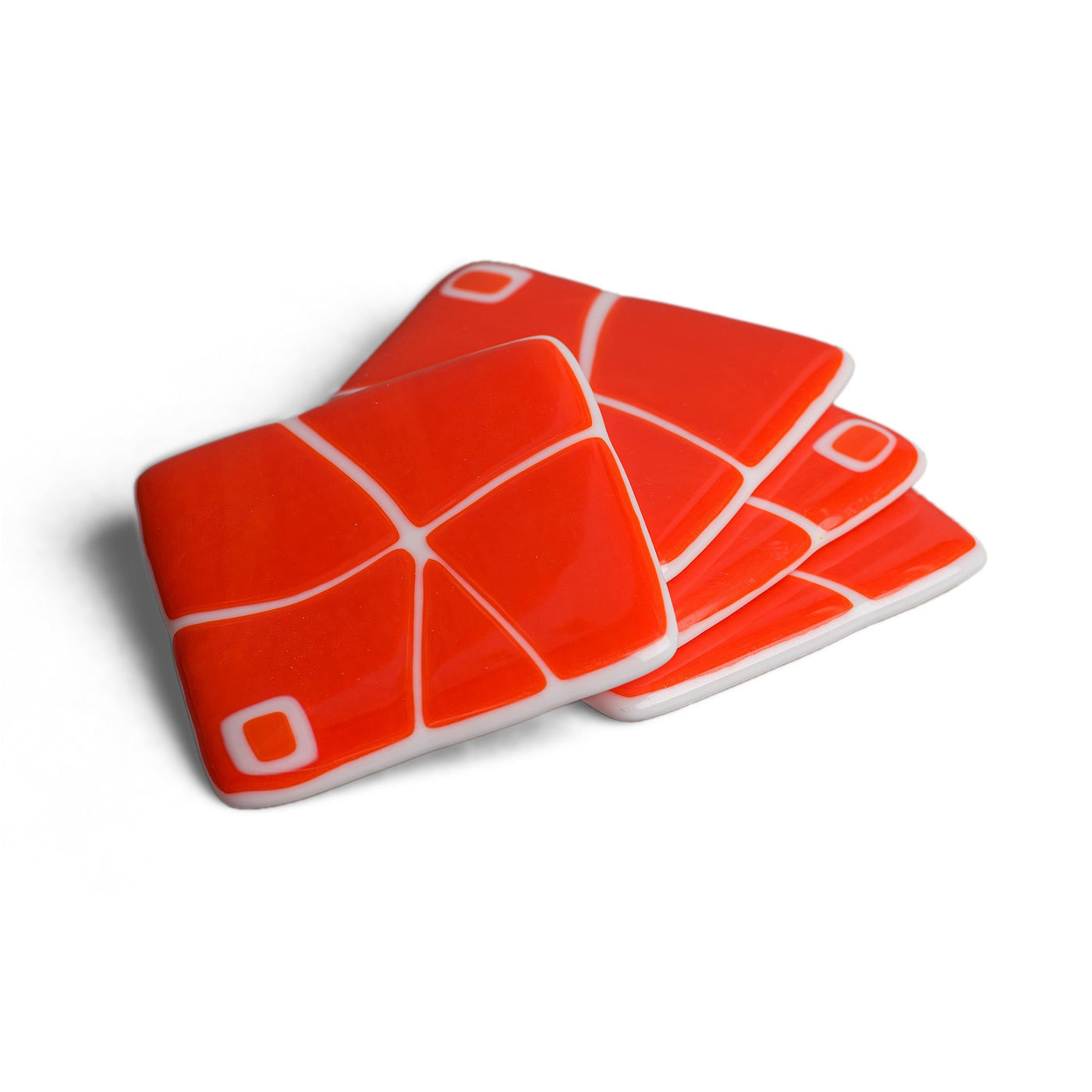 Orange on White