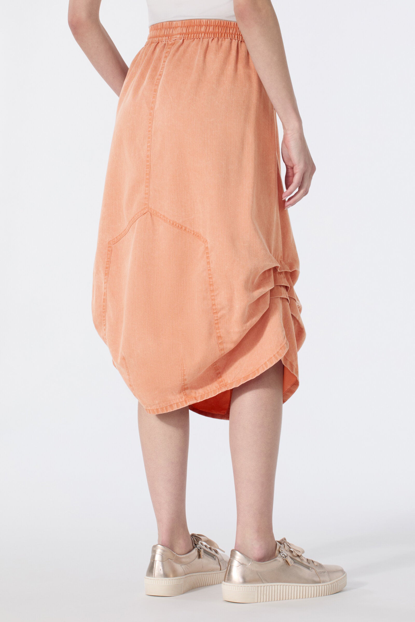 Soft Washed Tencel Kairos Bubble Skirt