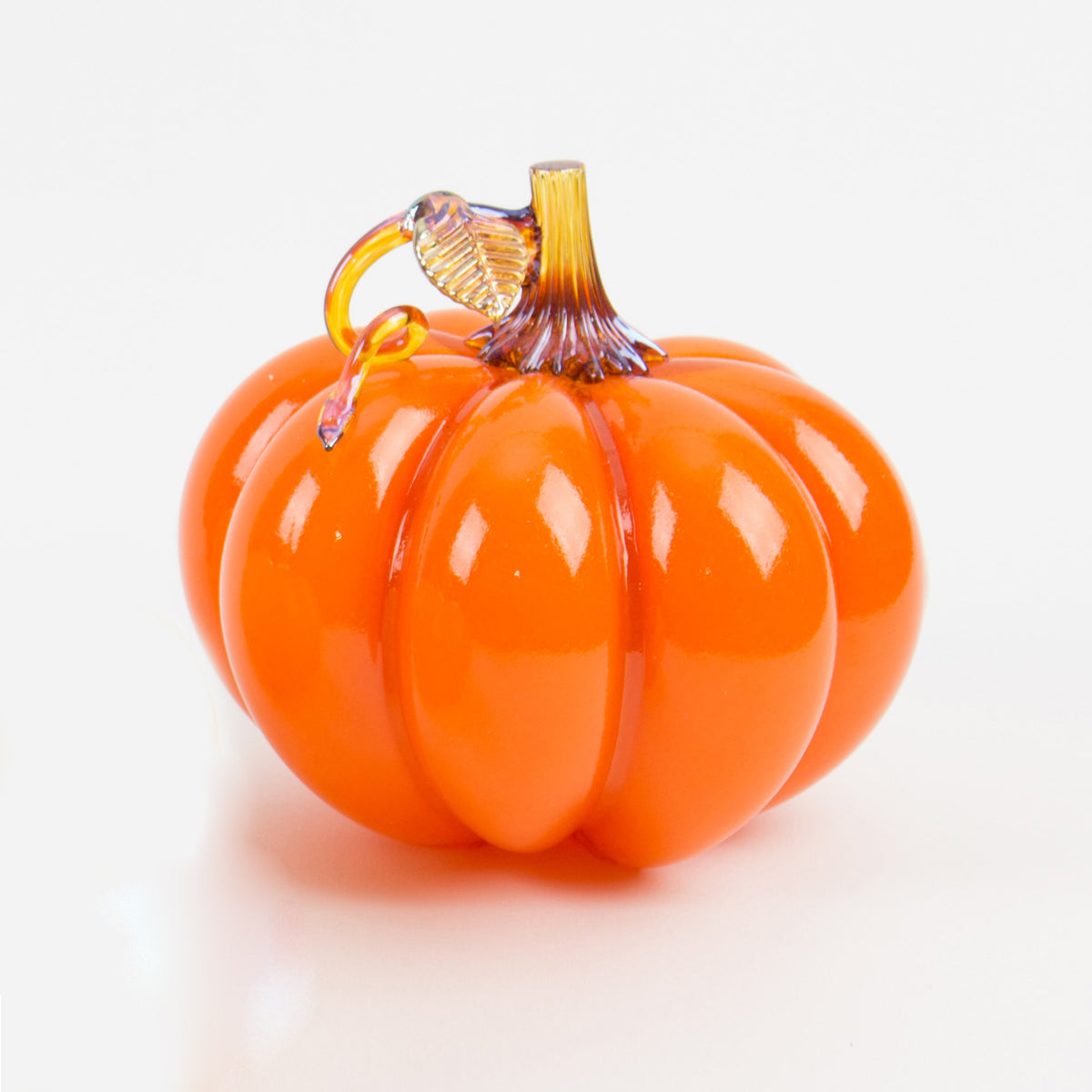 small orange harvest pumpkin