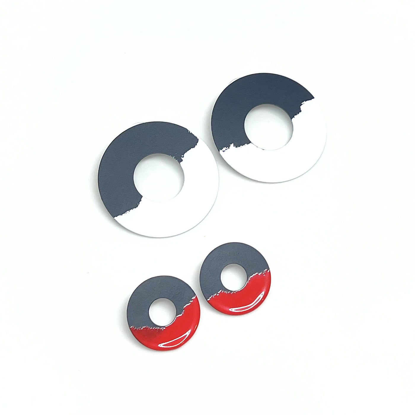 White, Large and Red, Small