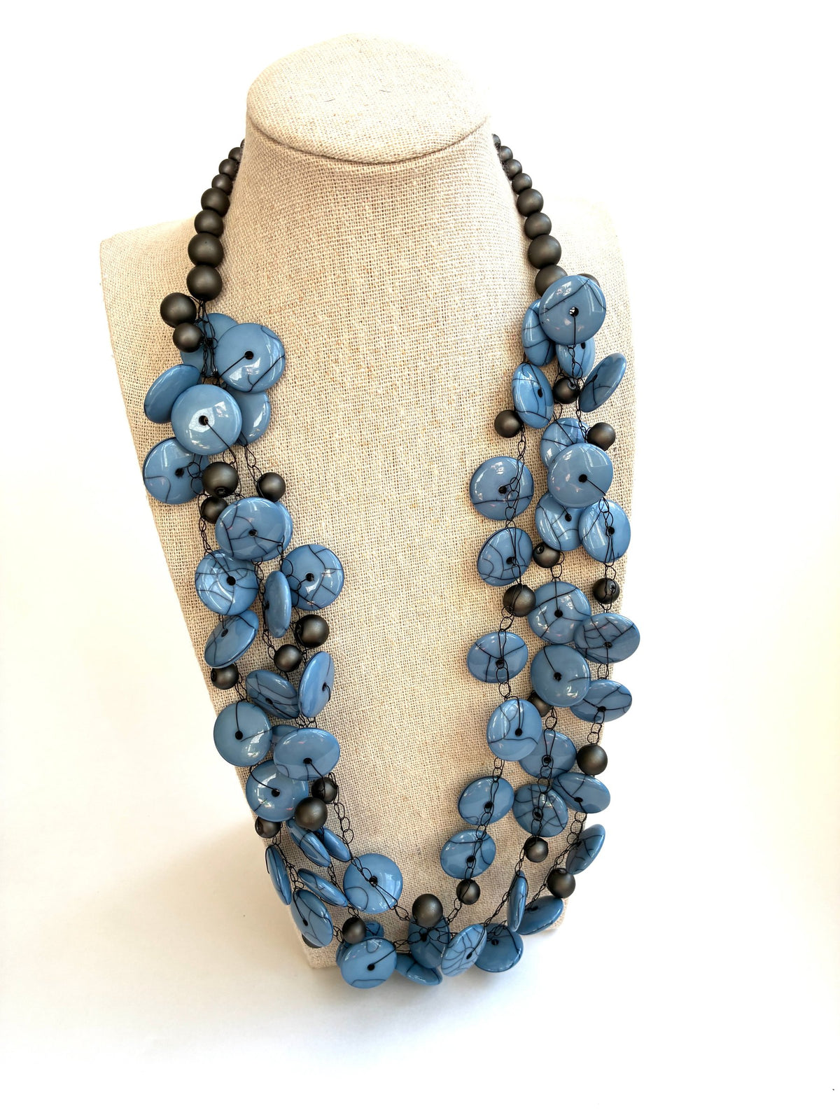 Blue Line Necklace