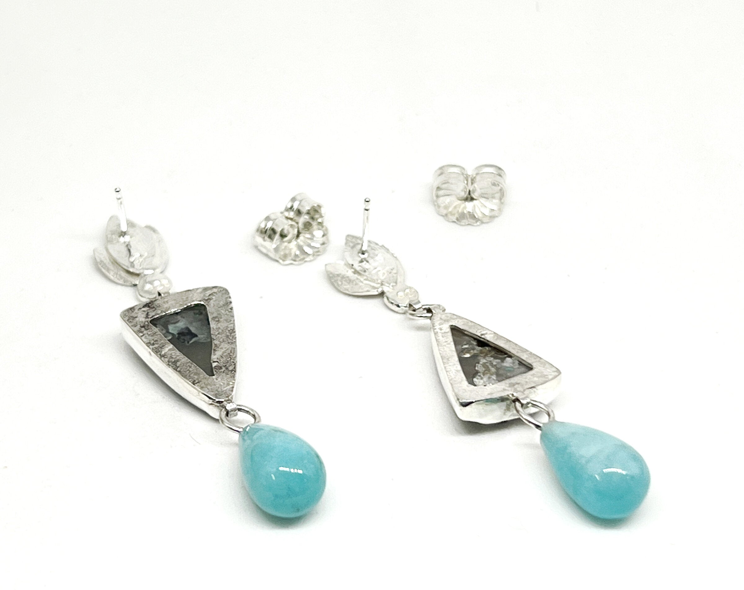 Back view of earrings