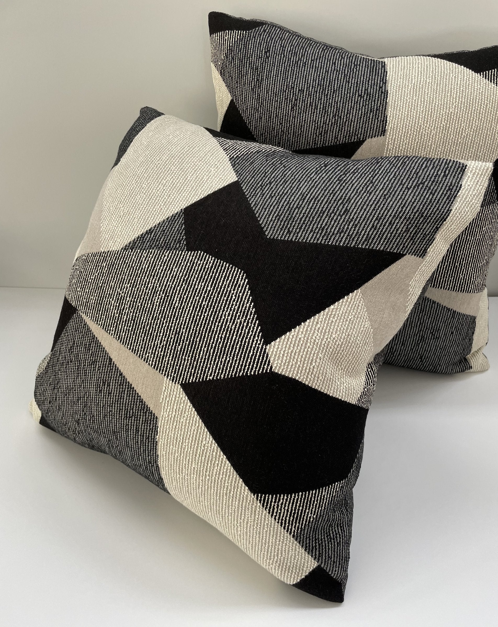 Black and White Patchwork Jumble I