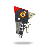Spotted Woodpecker Pin