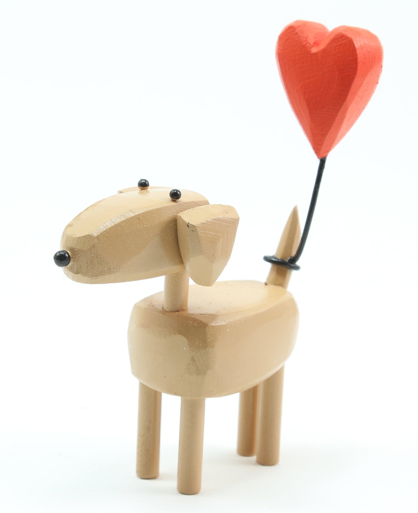 Dogs with Heart Balloons