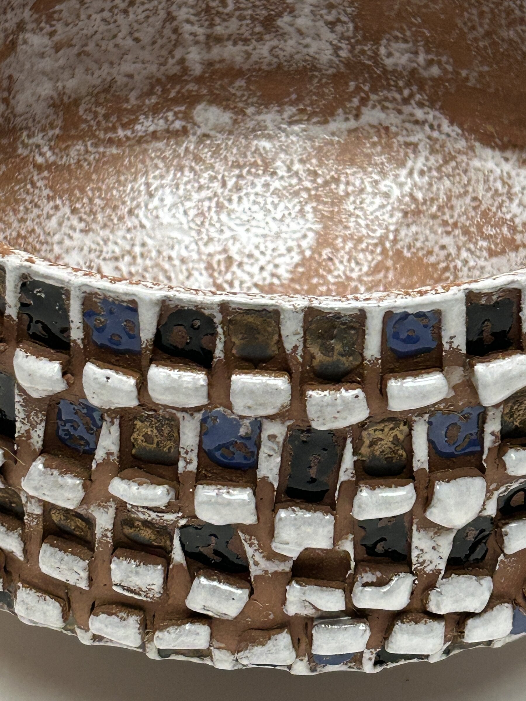 Carved Serving Bowl