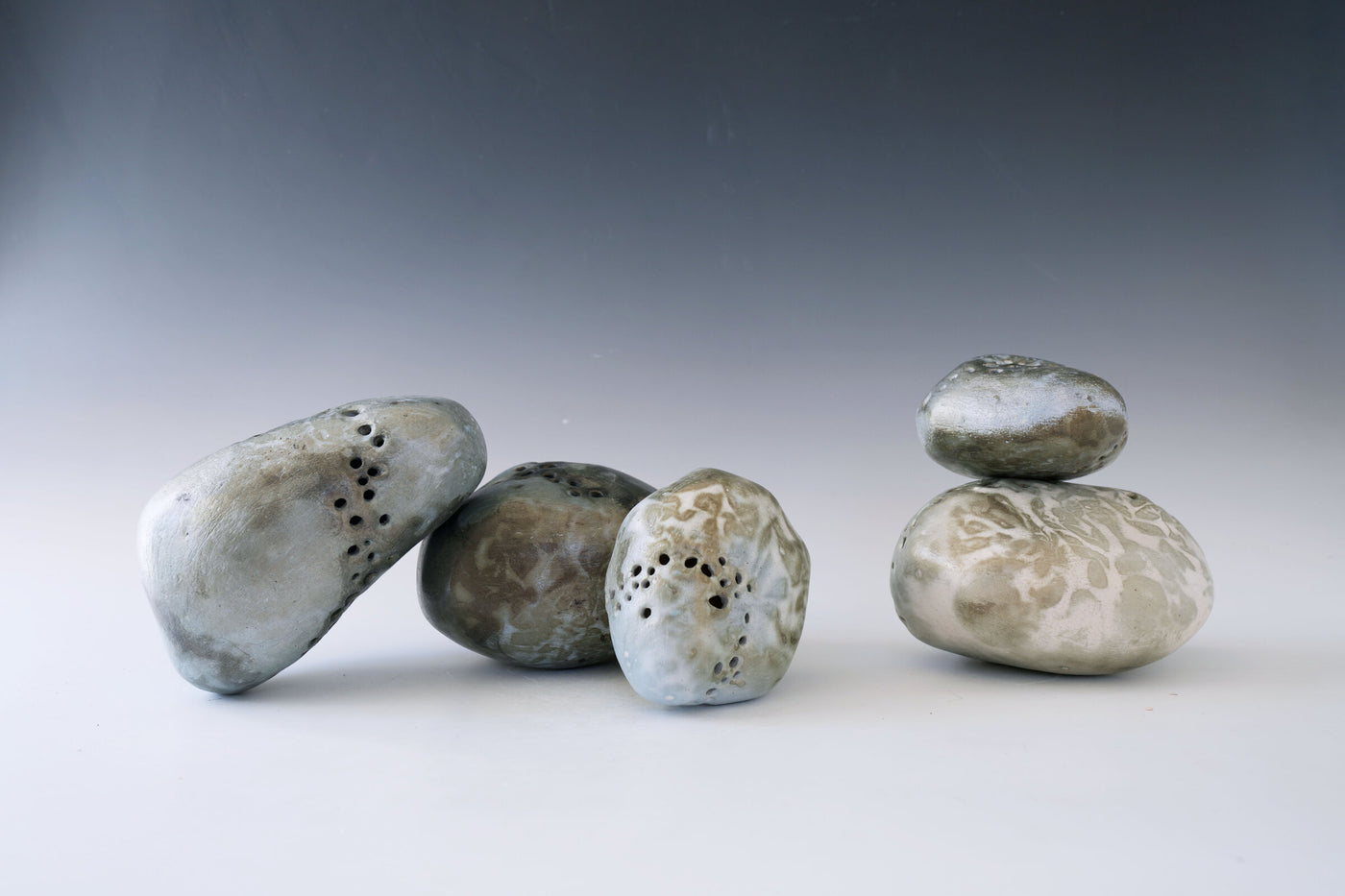 Blue Moon Riverstone Set of 5