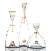 left to right: medium, tall, short