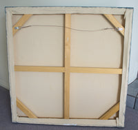 Unbridled back of canvas