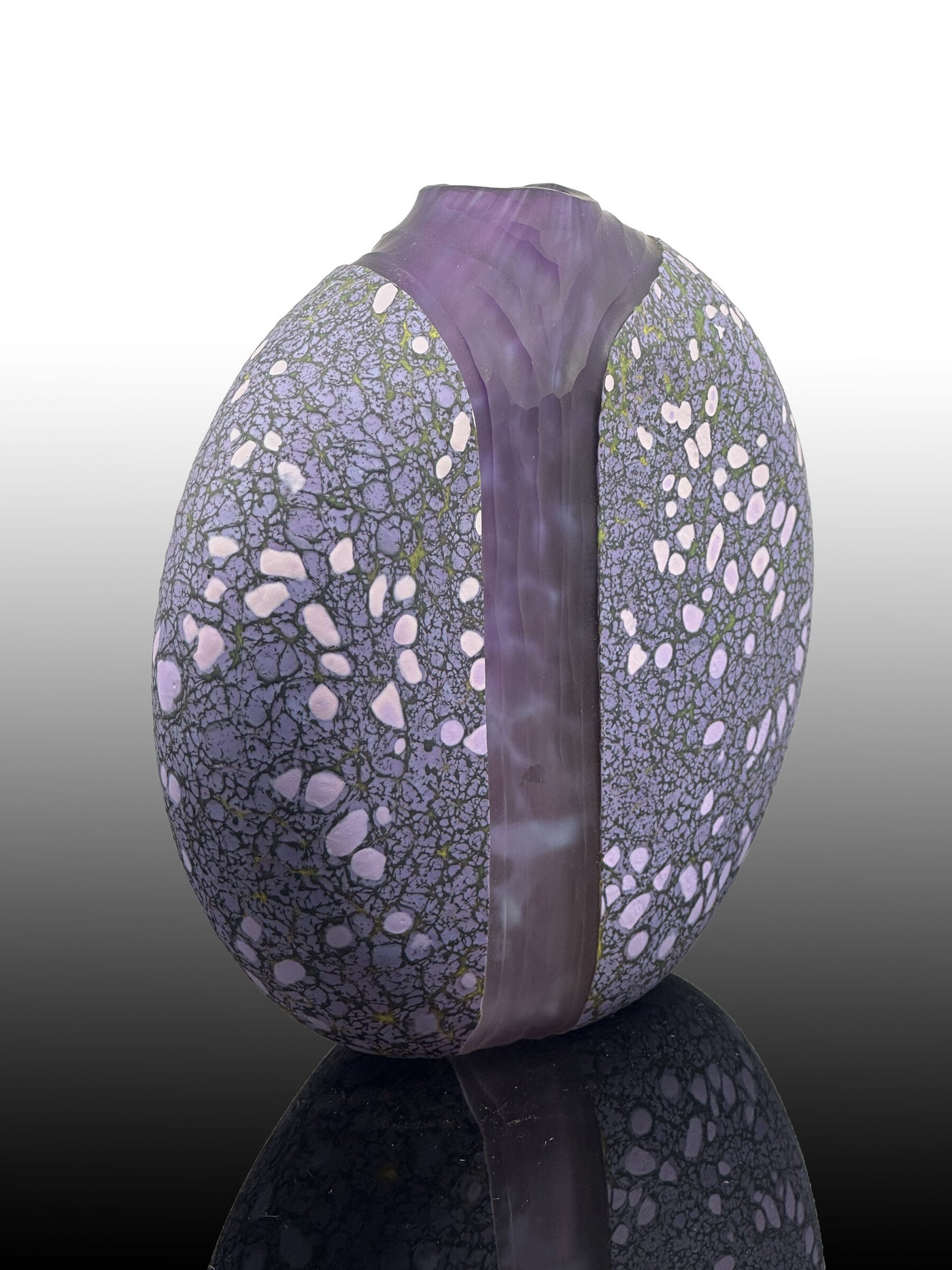 Large Lavender Cascade Vase