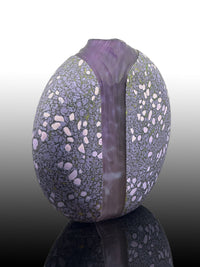 Large Lavender Cascade Vase