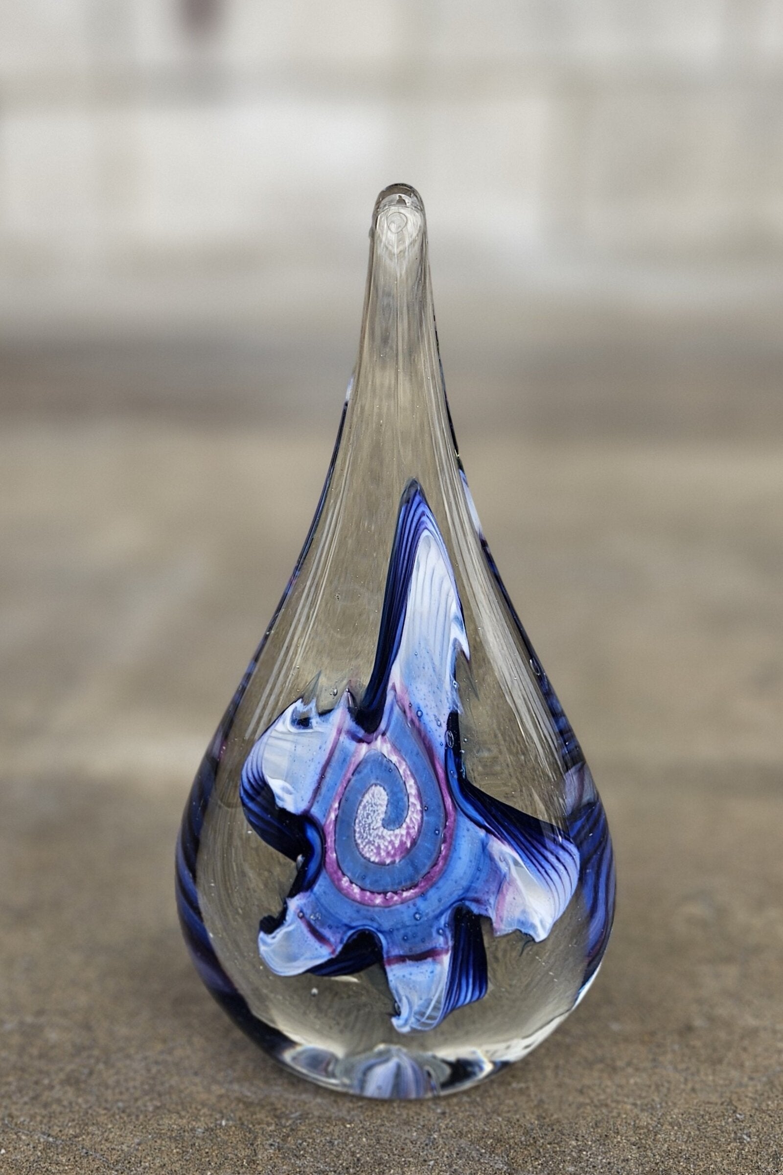 Amethyst Star of Glass