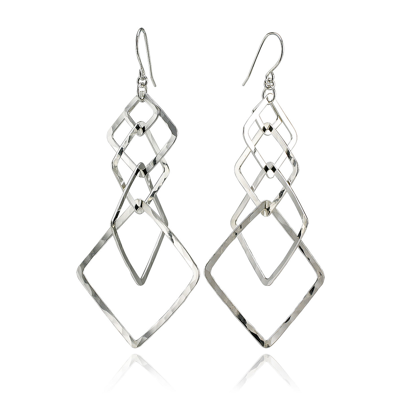 Multi Square Hoop Earrings