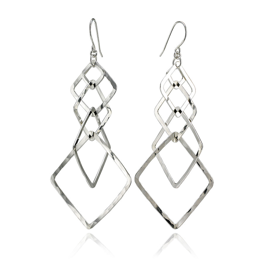 Multi Square Hoop Earrings