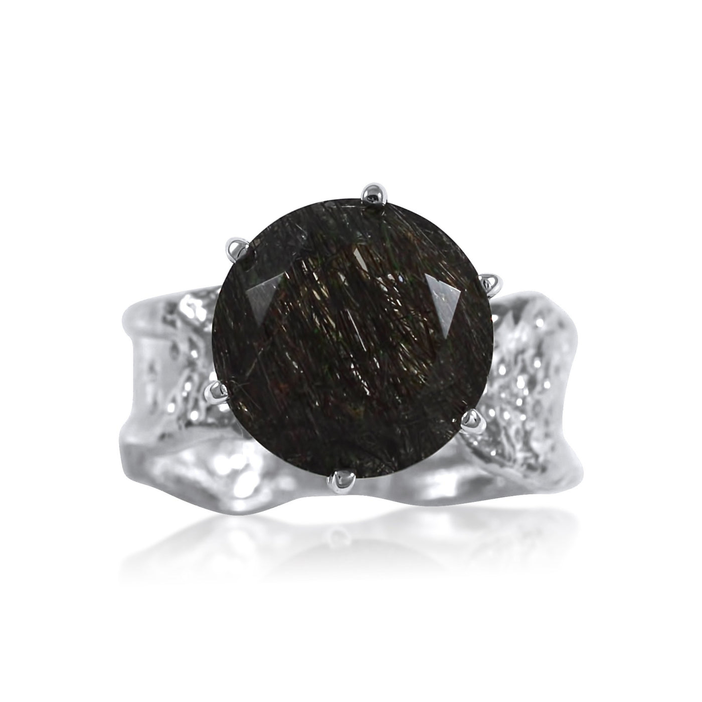 Lily Burst in Rutilated Quartz