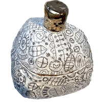 White Pattern Ceramic Box