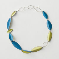 Folded Leaf Chain Necklace