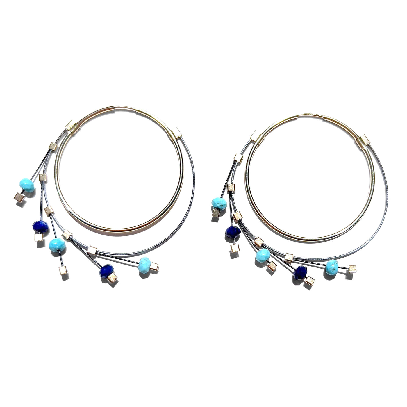 Gold, Silver, Turquoise, & Lapis
