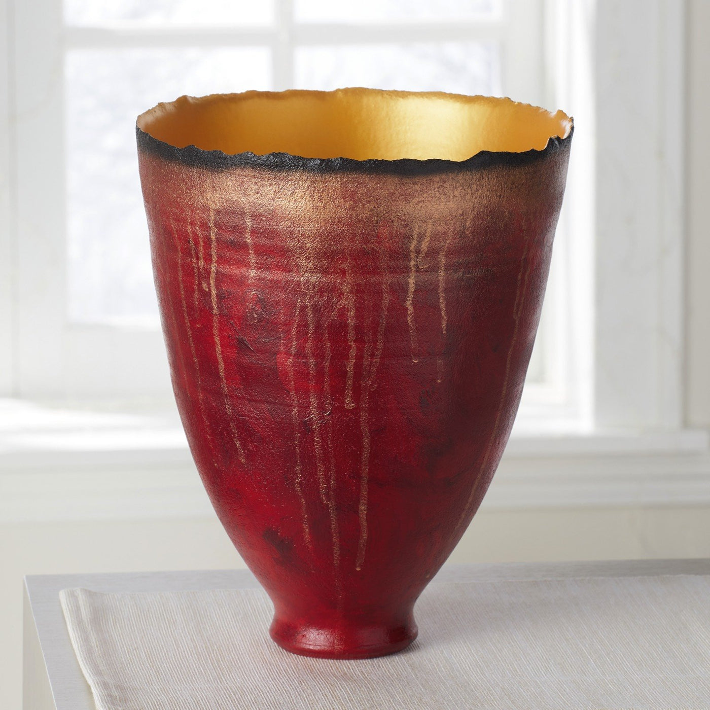 Tall Cascading Light Prosperity Vessel